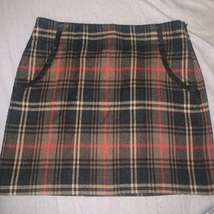 The Limited plaid skirt